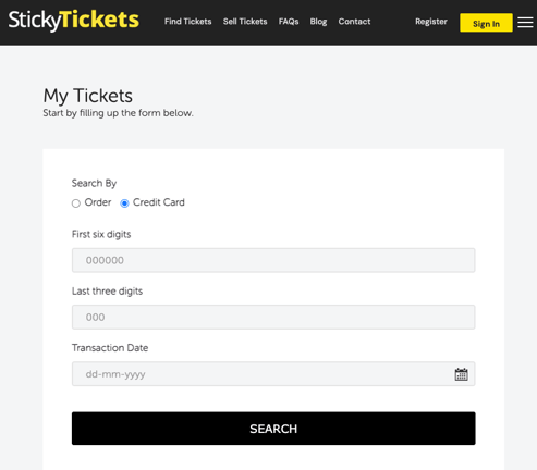 MyTicket_creditcardsearch_page