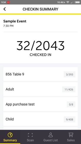 mobile-check-in-summary